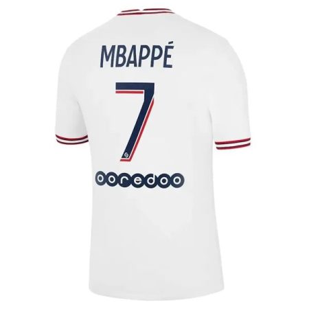 Camisola Paris Saint Germain PSG Fourth Kylian Mbappé 7 Principal 2021 2022